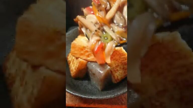 厚揚げとコンニャクの和風あんかけの作り方! #shorts