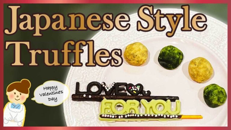 【甘いのが苦手な方のために作りました！】しっとり大人の和風トリュフ