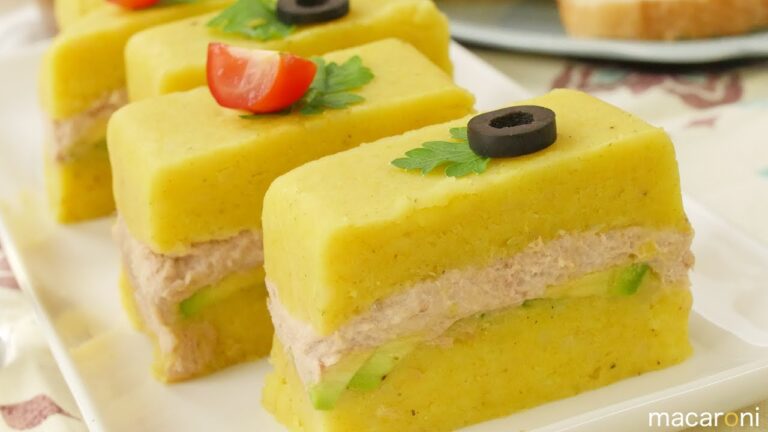 アボツナたっぷり！ ケーキ みたいな 話題の ポテト サラダ カウサ のレシピ 作り方