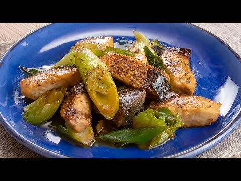 ぶりのバターしょうゆ炒め