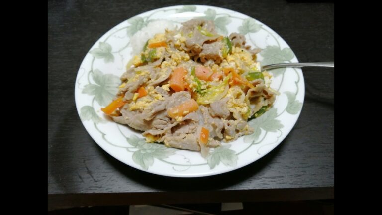 【#17 簡単で本格的】味噌肉野菜炒めを作ってみました