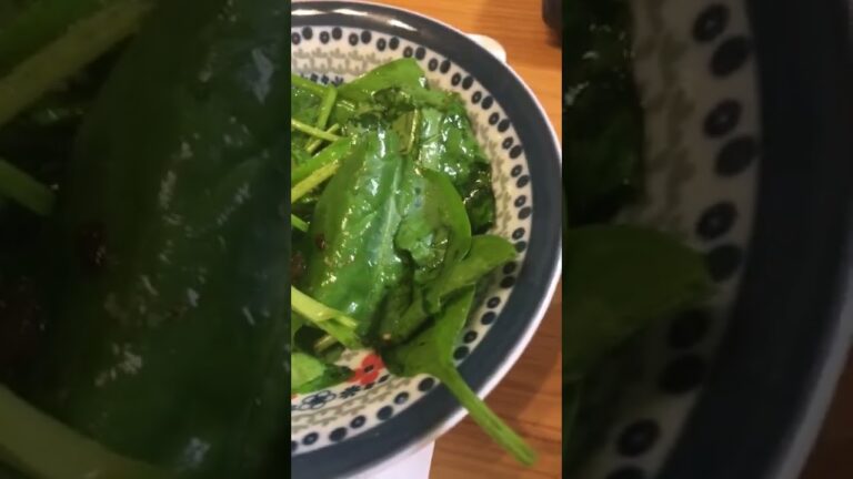 【サラダ】ほうれん草ごま油醤油【4K】