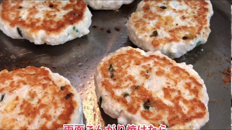 1品.com  つくねの照り焼きハンバーグ♪