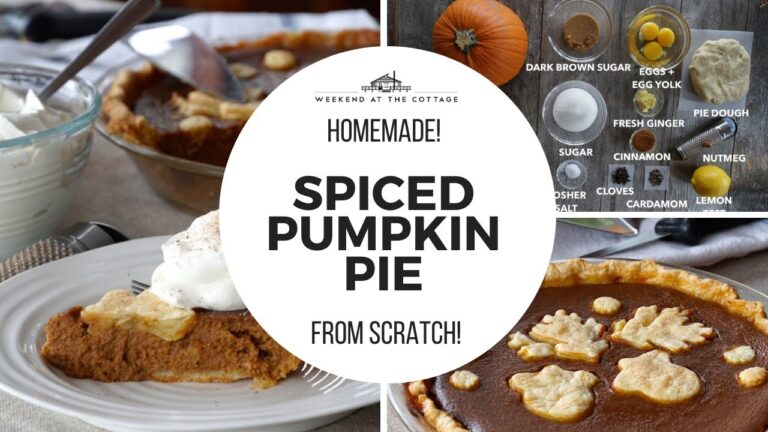 The best SPICED PUMPKIN PIE recipe!