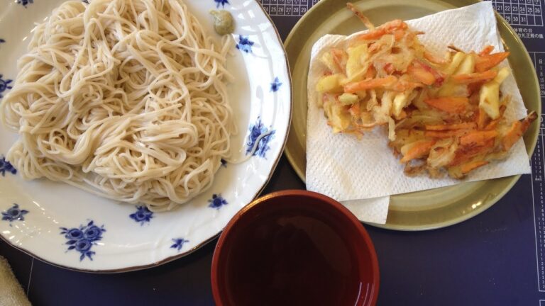 【小諸七兵衛】野菜かき揚げ天ざる蕎麦