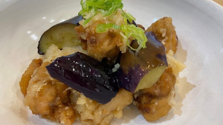 【激旨】鶏肉&ナスの大根おろしポン酢を紹介です