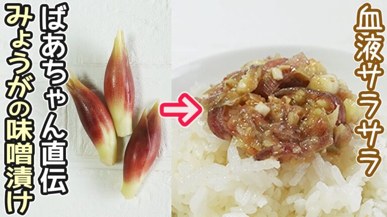 直ぐ出来て超簡単「みょうがの味噌漬け」爽やかな香りと辛みが味噌と合います！ご飯のお供・お酒のおつまみに最高‼作り置き・みょうが消費・居酒屋メニュー・野菜の味噌漬け・みょうが漬け