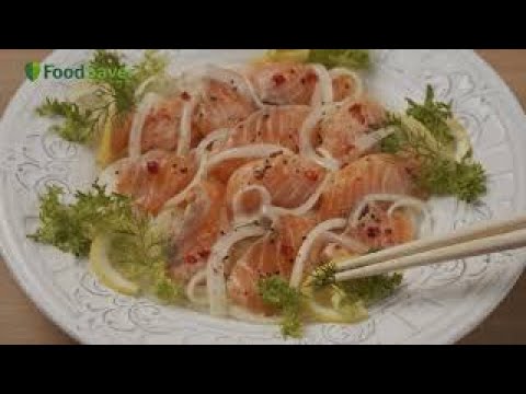 フードセーバー真空レシピ「サーモンマリネ」