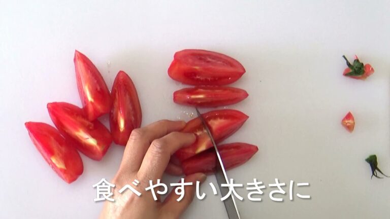 トマトのもずく酢あえ