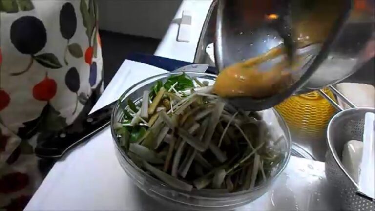 水菜・ごぼう・豆腐のサラダ