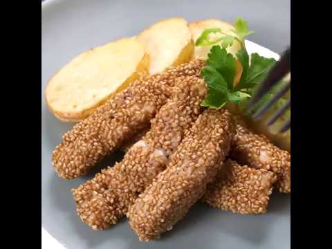 風味も食感もごまがアクセント 鶏胸肉のごま揚げ ｜ moguna[モグナ]