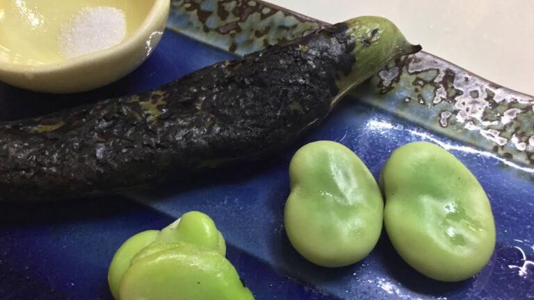 焼きそら豆の作り方　茹でるより数倍旨い　簡単居酒屋つまみ