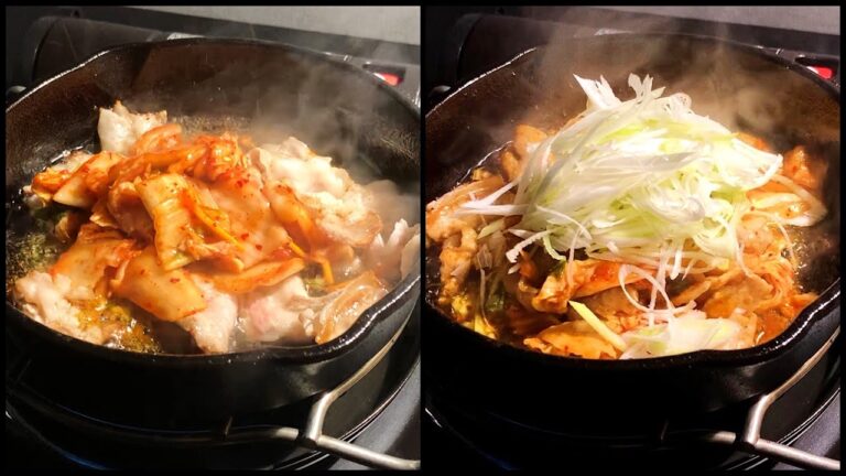 【最強の豚キムチ】Stir-fried pork kimchi popular on TikTok. #Shorts