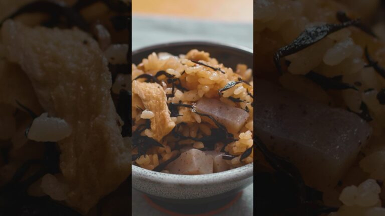 【ひじきの炊き込みご飯】簡単炊き込みご飯！ #shorts