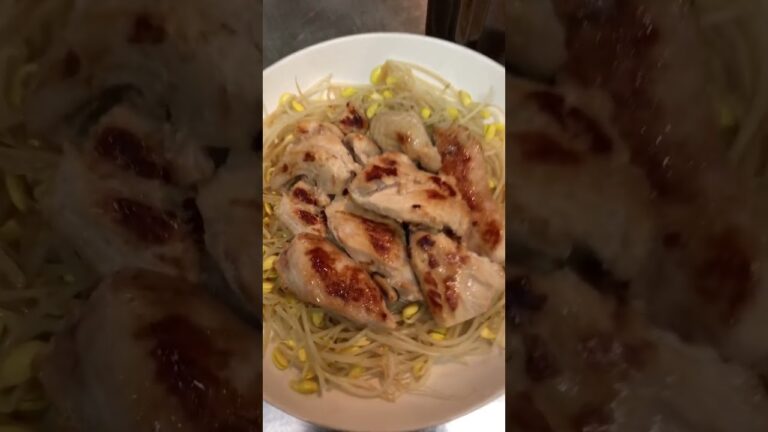 鶏モモ肉＆もやしのポン酢がけ【簡単おつまみ】 #shorts
