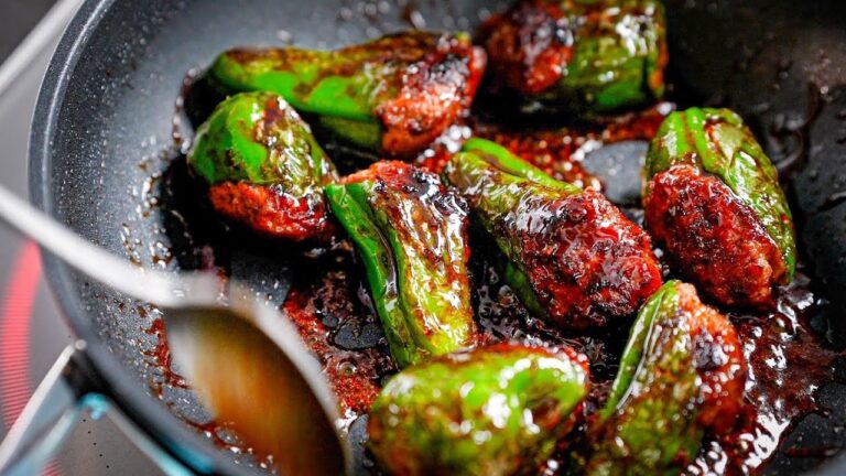 シェフの圧倒的【ピーマンの肉詰め・改】こだわり満載レシピ