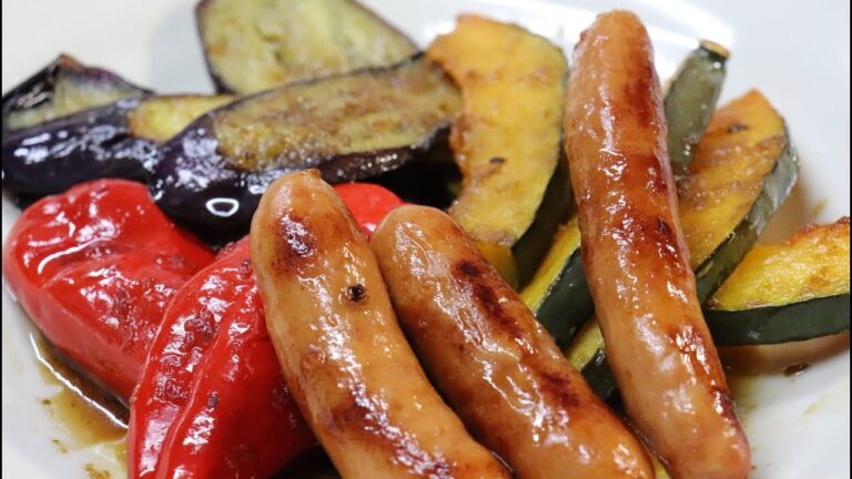 【料理】彩り野菜とウィンナーのソテー