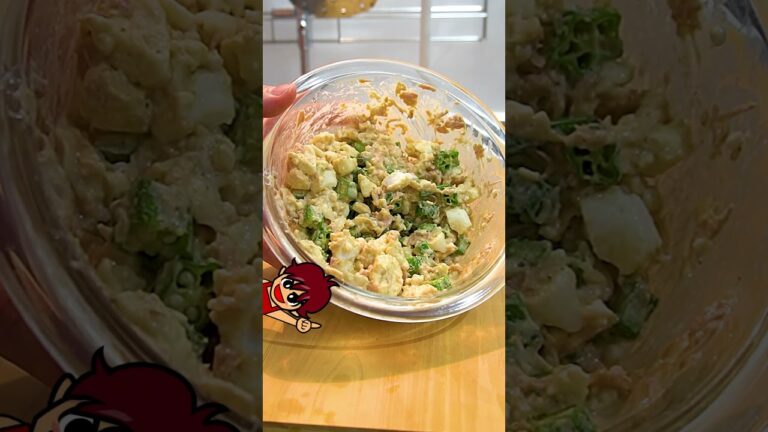 ふわねばコク旨でお腹にたまる！はんぺんオクラのツナサラダ｜レシピ・作り方 #shorts