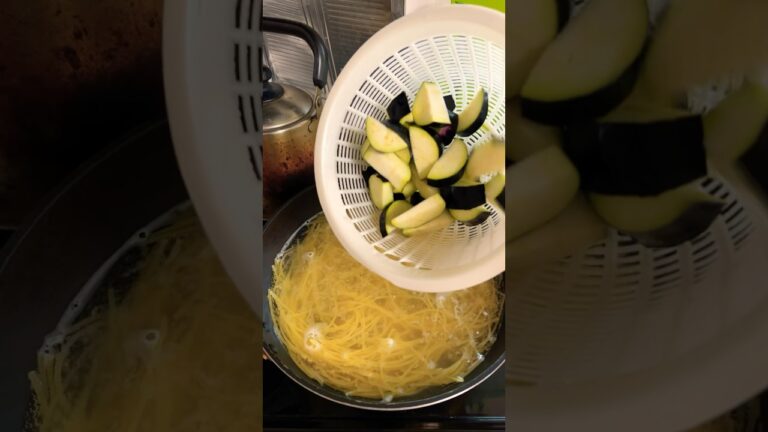 パスタと茄子 #料理 #家庭料理 #パスタ