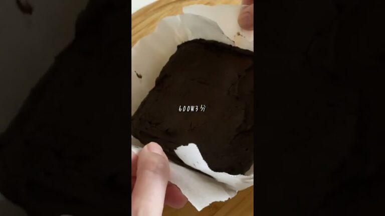 【インスタで200万再生】3分で豆腐チョコケーキ！#shorts