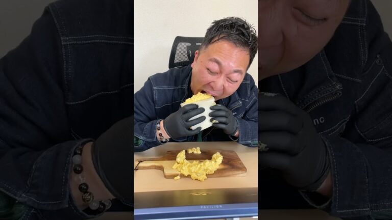 【egg】会社で極上たまごサンド作ってみた！#shorts