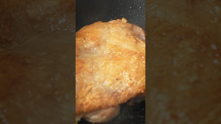 鶏もも肉をパリパリに焼きたい貴方へ#shorts #チキンステーキ #chiken