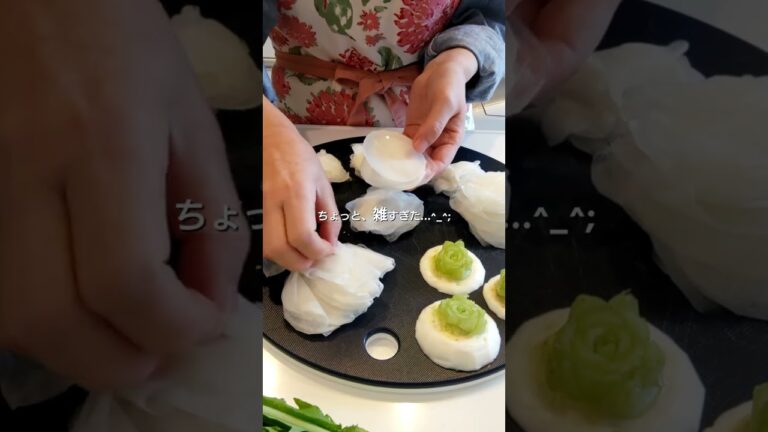 🍳カブで一品☆夫感動！お家千枚漬け🤩👍【不器用な私が作る簡単で美味しい料理編୧⁠(⁠*ᴗ⁠*)⁠୨】#shorts
