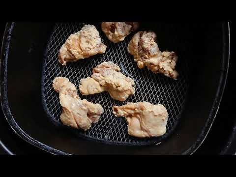 グルテンフリー。米粉でヘルシー鳥の唐揚げ（ノンフライヤー）