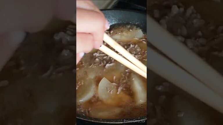 【簡単料理】大根とひき肉だけ♡︎︎︎#shorts