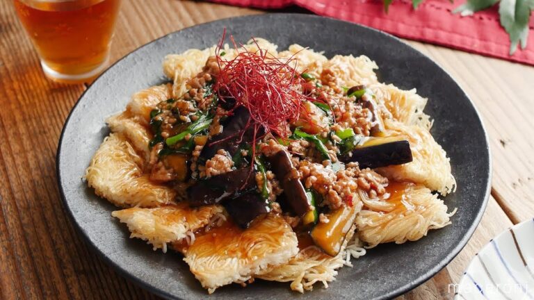 余ったそうめんが大変身「香ばしおこげのあんかけそうめん」のレシピ・作り方