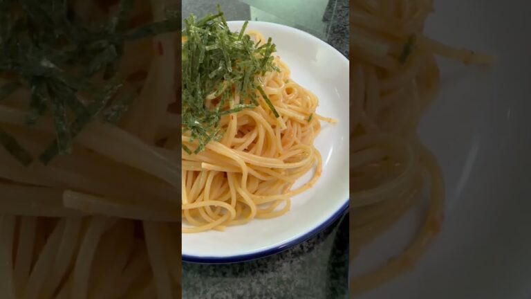 時短激うま明太子パスタ
