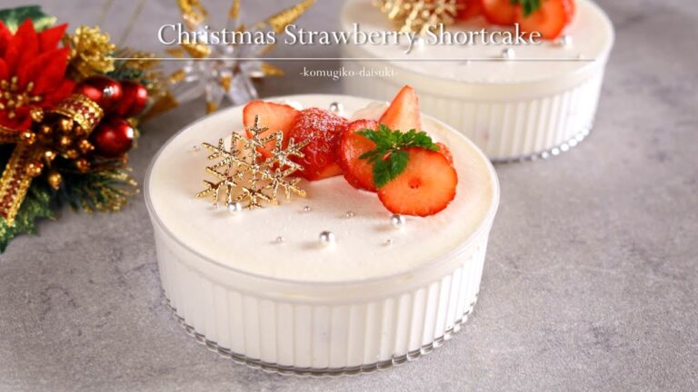 ナッペ要らず♪苺のスコップショートケーキ：Japanese style strawberry shortcake｜komugikodaisuki