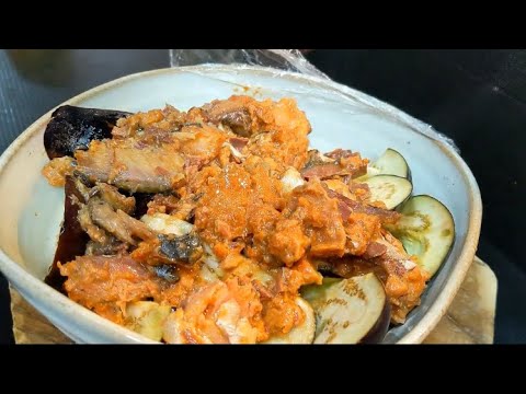 フライパンは使いません！茄子と鯖缶で作る簡単レシピ