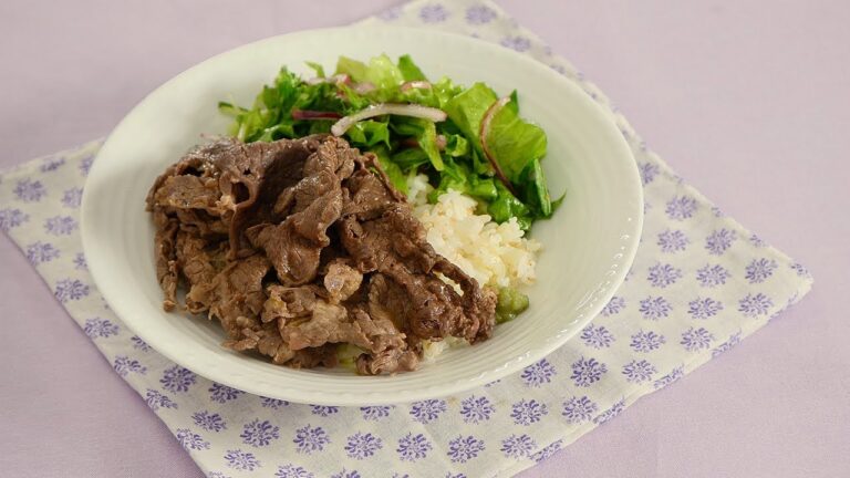 さっぱり牛しゃぶごはん