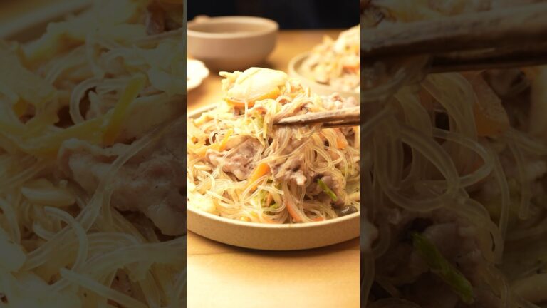 最高すぎて2人でハイタッチした『白菜と春雨のうま煮』