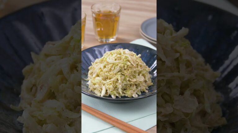 キャベツのごまだれサラダ | Cabbage sesame salad #簡単レシピ #サラダ #キャベツ