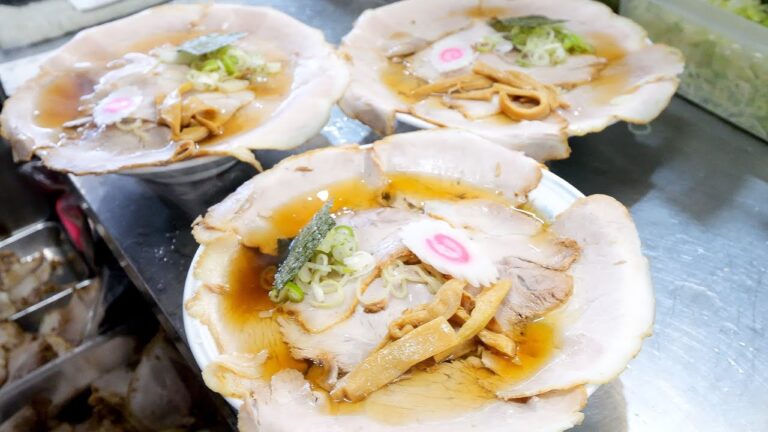 爆量チャーシューメン！開店前から行列ができる焼めしラーメン町中華・ガッツリうどん食堂８選丨Japanese Good Old Diner