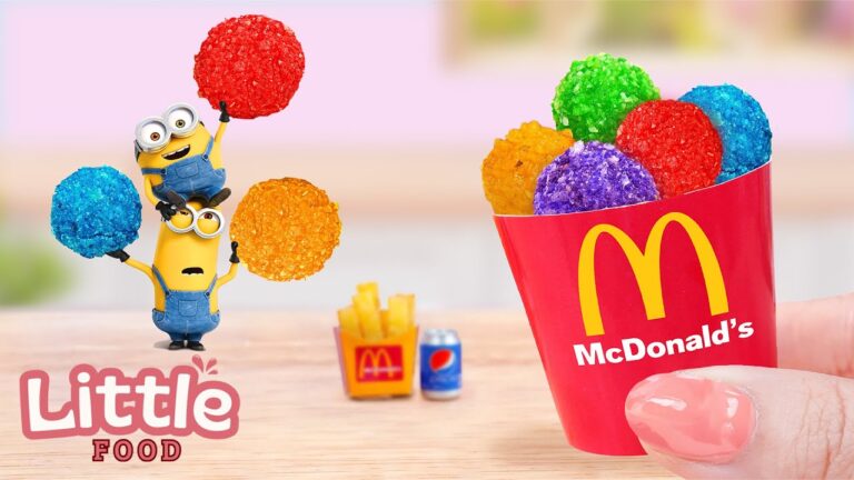 Fast Food Recipes 🍗 特製マクドナルドレシピ | カラフルチキンナゲットの作り方 🍕 リトルフードクッキング