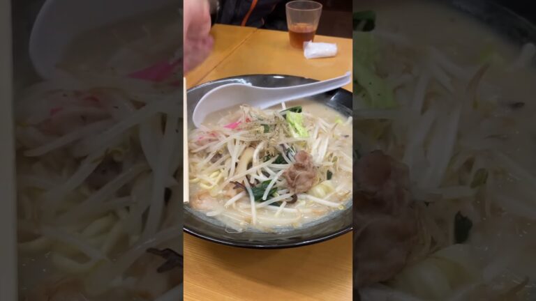大好きな長崎ちゃんぽん！濃厚なスープに沢山の野菜、麺も美味いです！