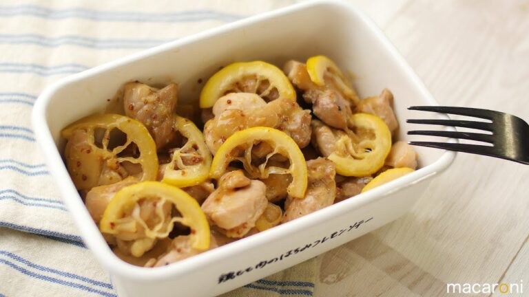 【作り置き】甘酸っぱさやみつき！  鶏もも肉の  はちみつ  レモン  ソテー のレシピ 作り方