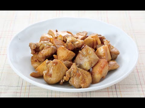 22 02_お料理万能甘酢だれで鶏肉とたけのこの煮物