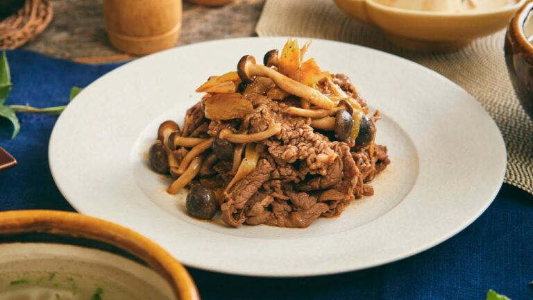 山椒香る！牛肉とセロリのコチュジャン炒め