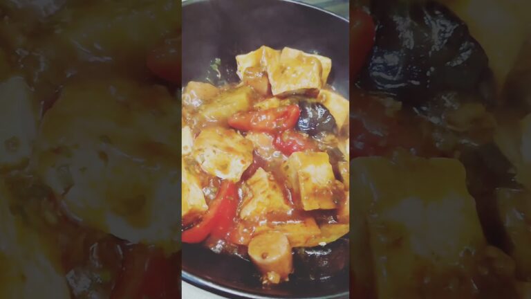 秋茄子厚揚げパプリ～カ五目麻婆豆腐♪炒めるだけの動画