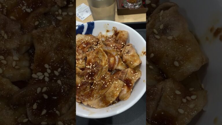 松屋 スタミナ豚バラ炒め