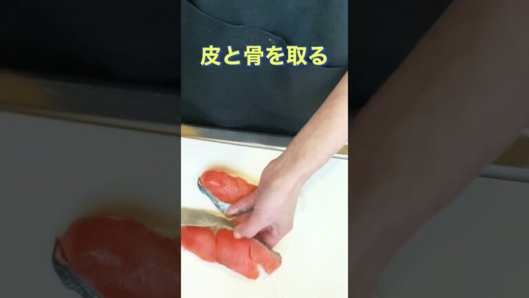 レンジで超簡単❗【塩鮭のクリーム煮】#Shorts #ひめりんご