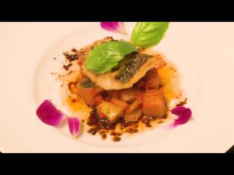 #03【包丁人】ホテルシェフ直伝「近海魚のソテー ヘチマとカボチャのカポナータ添え バルサミコソース」