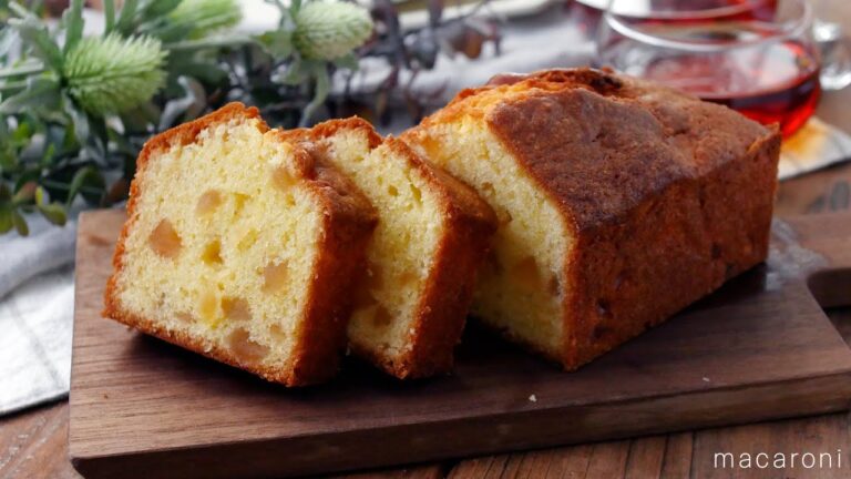 【りんごのパウンドケーキ】贅沢なおいしさ！本格的な味わい♪シナモンの香りがアクセントに｜macaroni（マカロニ）
