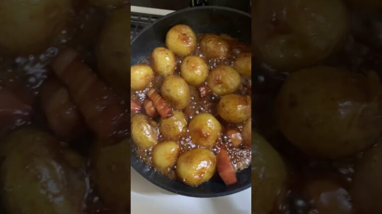 新じゃがの甘辛煮#最後の煮詰め#shorts
