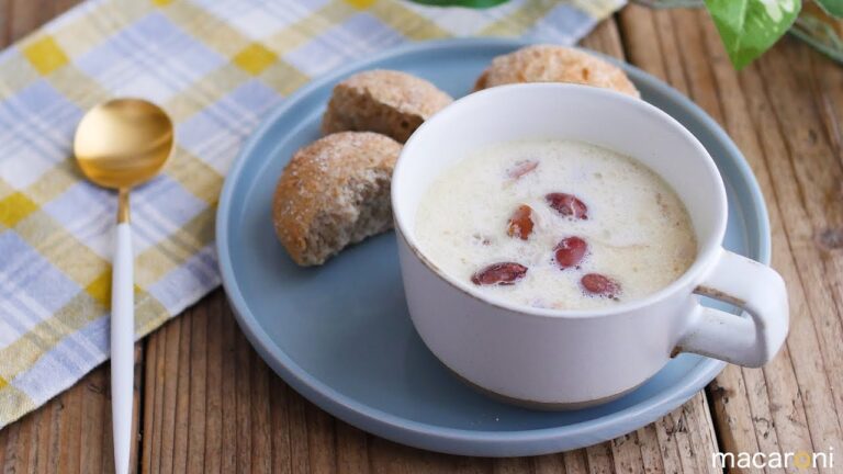 【365日のパンとスープ】金時豆と白えんどう豆のスープ の レシピ 作り方