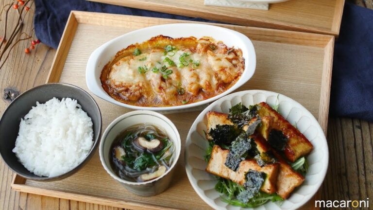 【30分で毎日定食】簡単！辛旨！ 鶏肉のキムチチーズ焼き定食 のレシピ 作り方